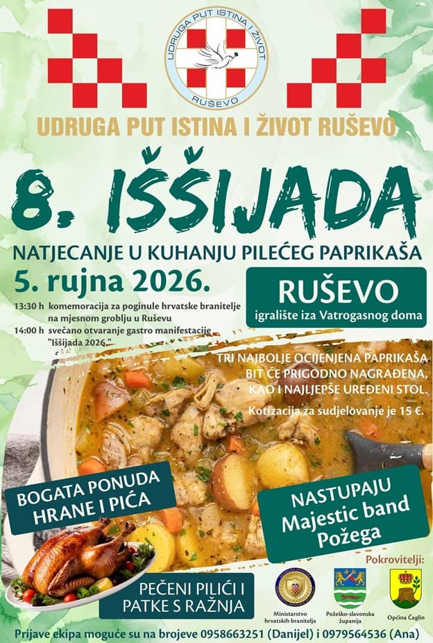 Ruševljani 5. rujna organiziraju tradicionalnu Iššijadu
