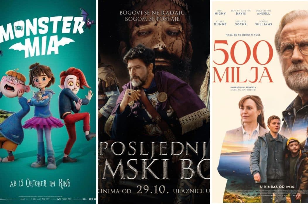 FILMSKA NAJAVA ‘Čudovišna Mia’, ‘500 milja’ i ‘Posljednji rimski bog’ na velikom platnu