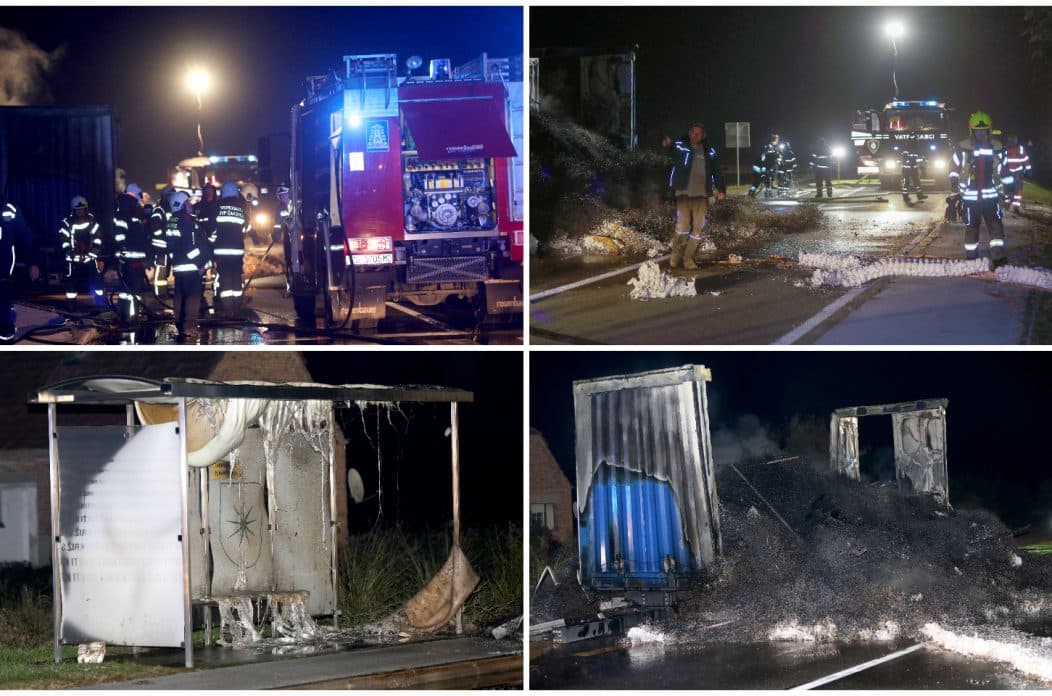 SVETI KRIŽ Intervencija pri kraju, donosimo fotografije s mjesta požara