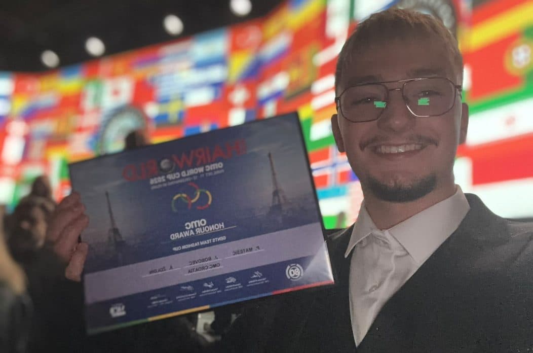 Kakav podvig mladog Dugorešanina! Pavle (19) briljirao među svjetskom frizerskom elitom, Hrvatska peta na svijetu!