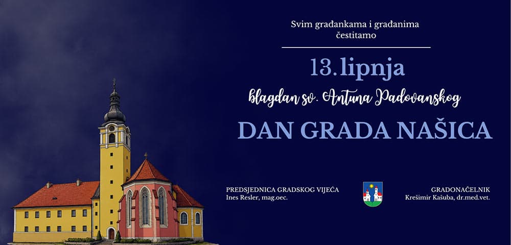 Čestitka povodom Dana grada Našica