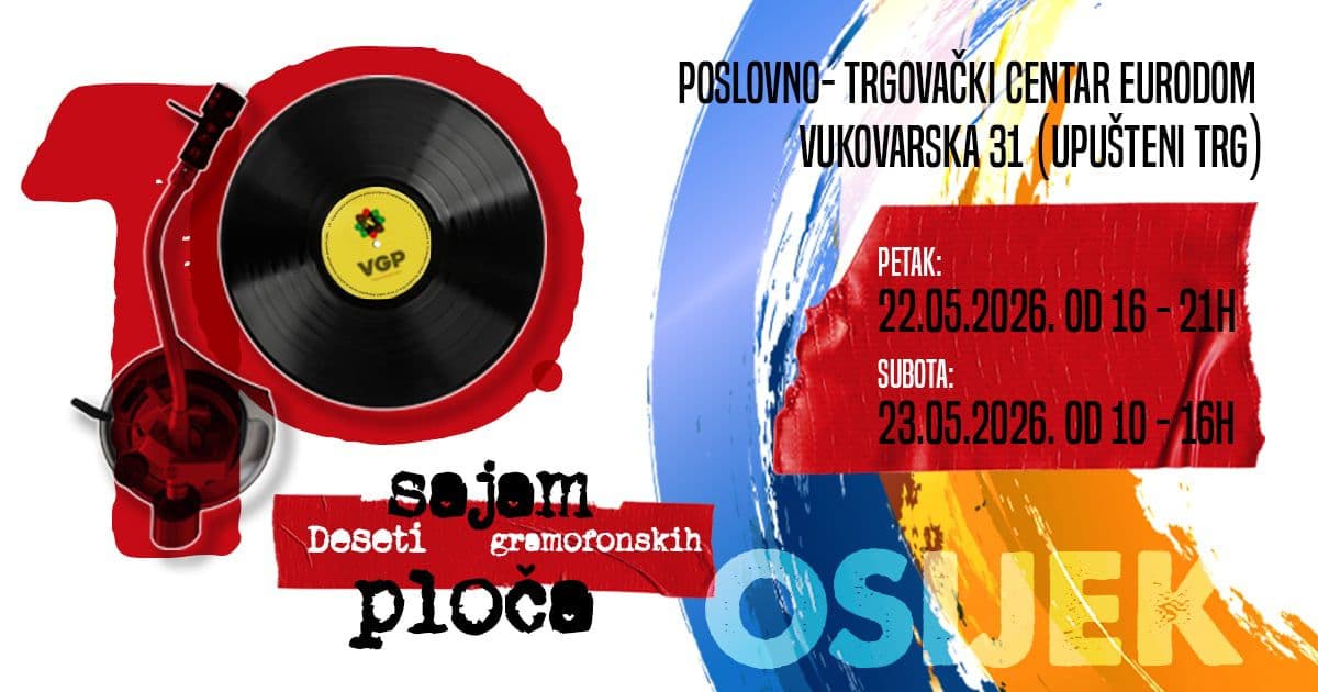 10. Sajam gramofonskih ploča – Osijek
