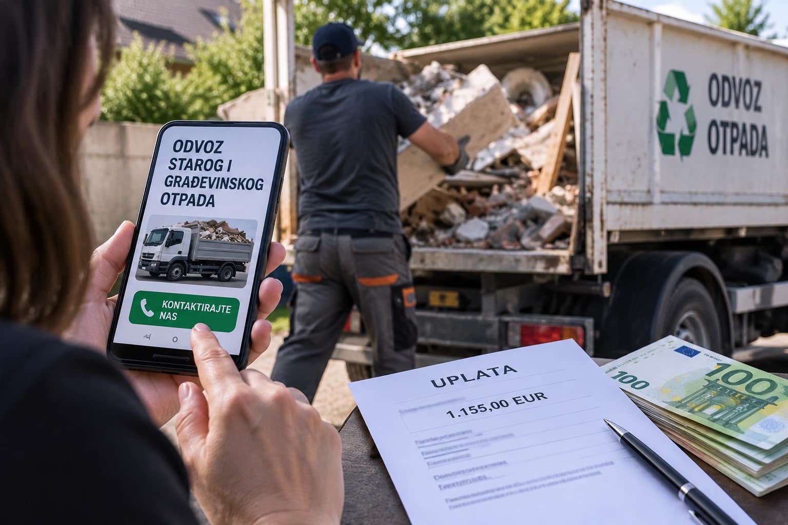 Za odvoz otpada naplatio 1.155 eura, račun nije dostavio