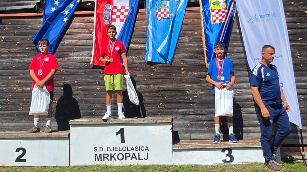 Petar Barić osvojio treće mjesto na utrci Prvenstva Hrvatske u skijaškom rolanju u Mrkoplju
