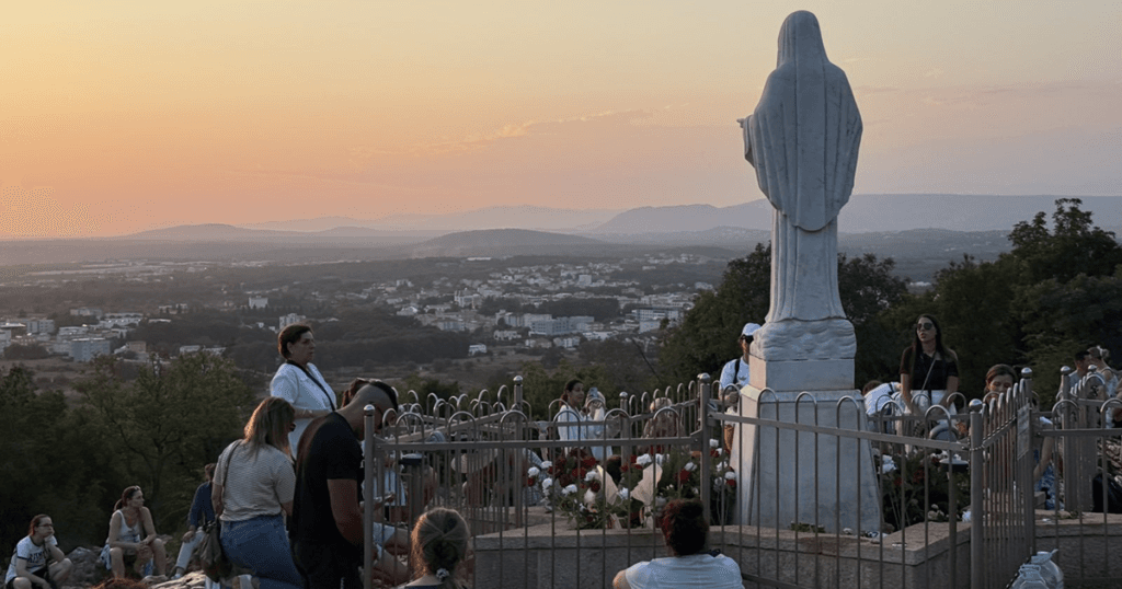 MEĐUGORJE Uhićen vandal, Gospin kip očišćen i vraćen u prvobitno stanje