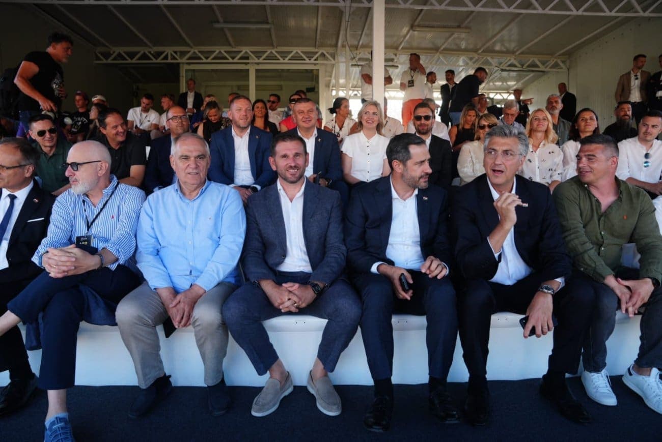 FOTO Europsko prvenstvo privuklo državni vrh u Split: Plenković na Parku mladeži