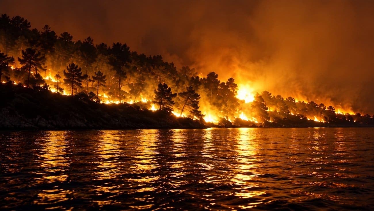 SLUŽBENA OBAVIJEST IZ MILNE: Nema evakuacije mjesta, vatrogasci obranili resort Gava