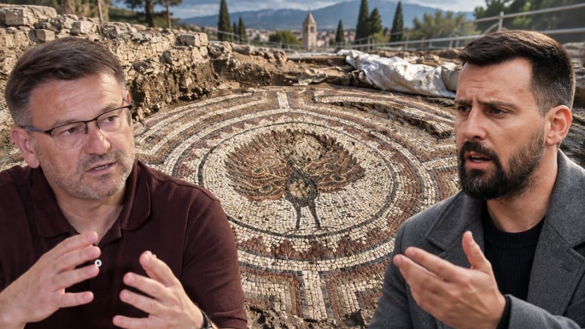 Slučaj "betonom na mozaik". Ninčević odgovorio Ivoševiću: "Možda planira promjenu prebivališta i politički ulazak u Solin"