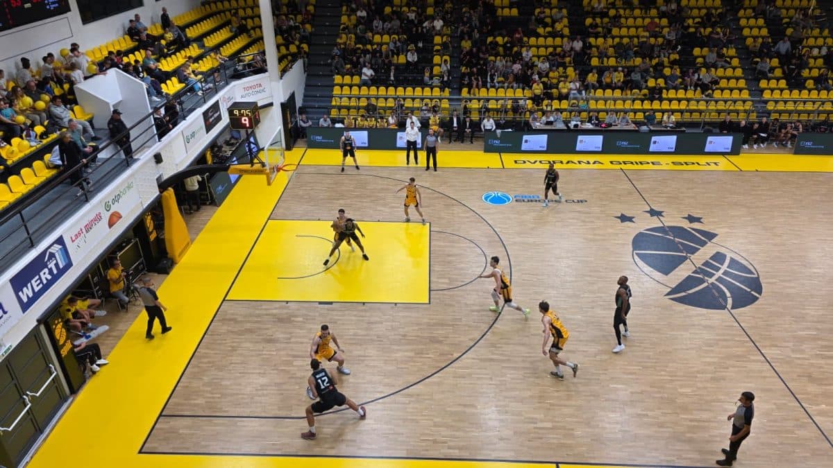 SPLIT - TREPCA 69-78: Poraz Žutih u FIBA Europskom kupu