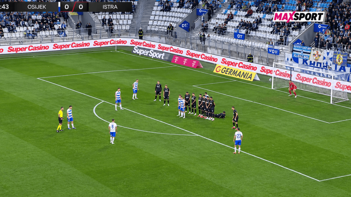 OSIJEK - ISTRA 1-3: Prvi ovosezonski poraz Osijeka na Opus Areni, Istra upisala prvu gostujuću pobjedu