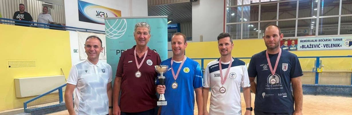 Veliki uspjeh boćara Poreštine: Nenad Tadić prvak Hrvatske, Steven Benolić viceprvak