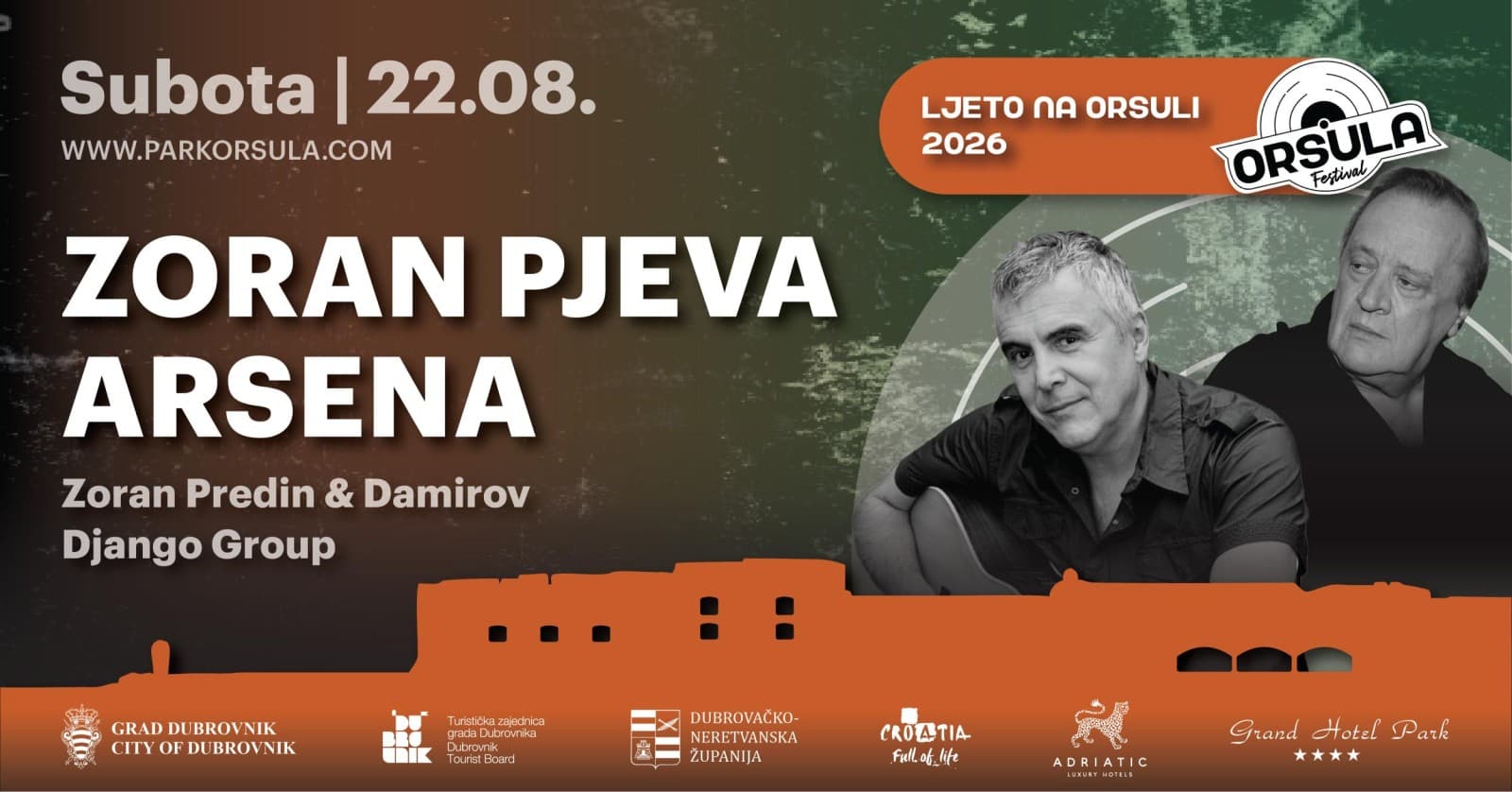 NE PROPUSTITE Zoran Predin ove subote na Orsuli pjeva Arsena Dedića