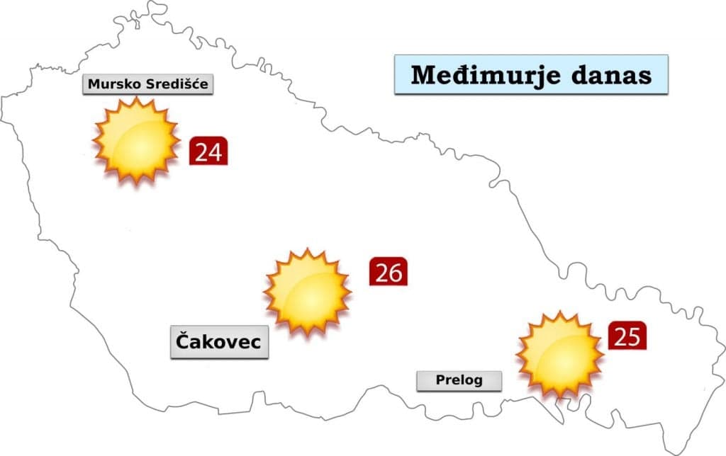 Srijeda donosi sunčano vrijeme, ujutro ponegdje uz maglu