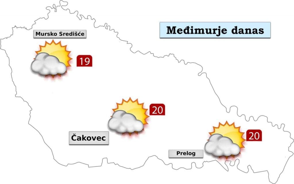 Vremenska prognoza: Toplo i promjenjivije