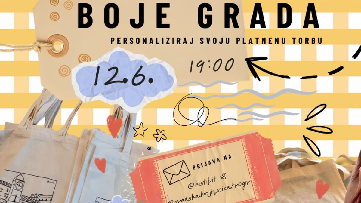 Kreativna radionica “Boje grada” u trogirskoj knjižnici