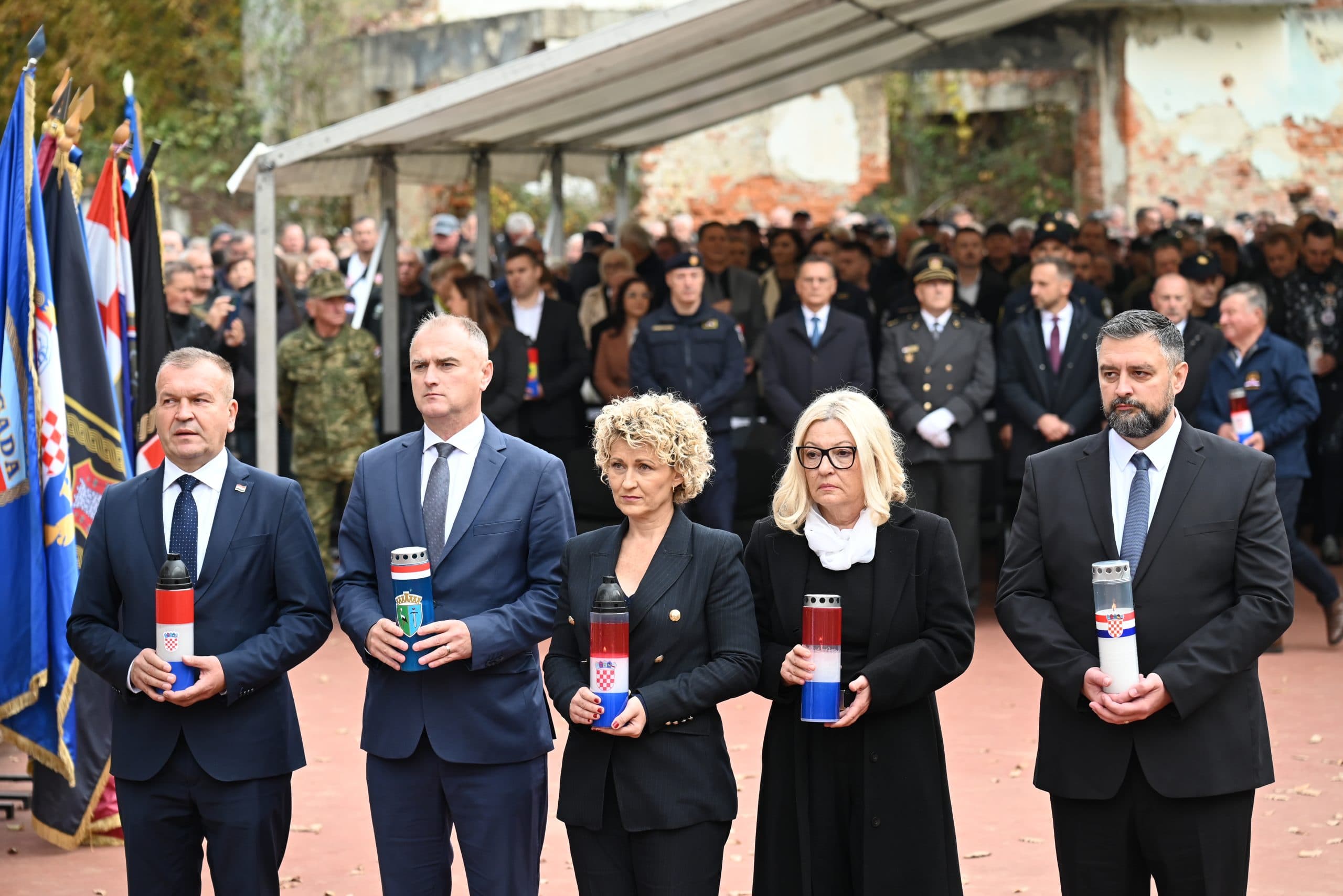 Komemoracija na Trokutu u spomen na 314 poginulih hrvatskih branitelja