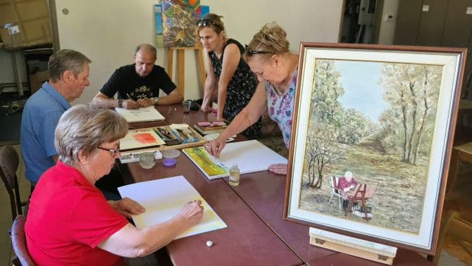 Likovni memorijal u čast Dragutinu Gibičaru–Karčiju okupio članove Bel-arta